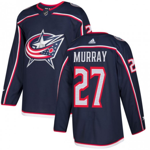 Men's Adidas Columbus Blue Jackets Ryan Murray Navy Jersey - Authentic